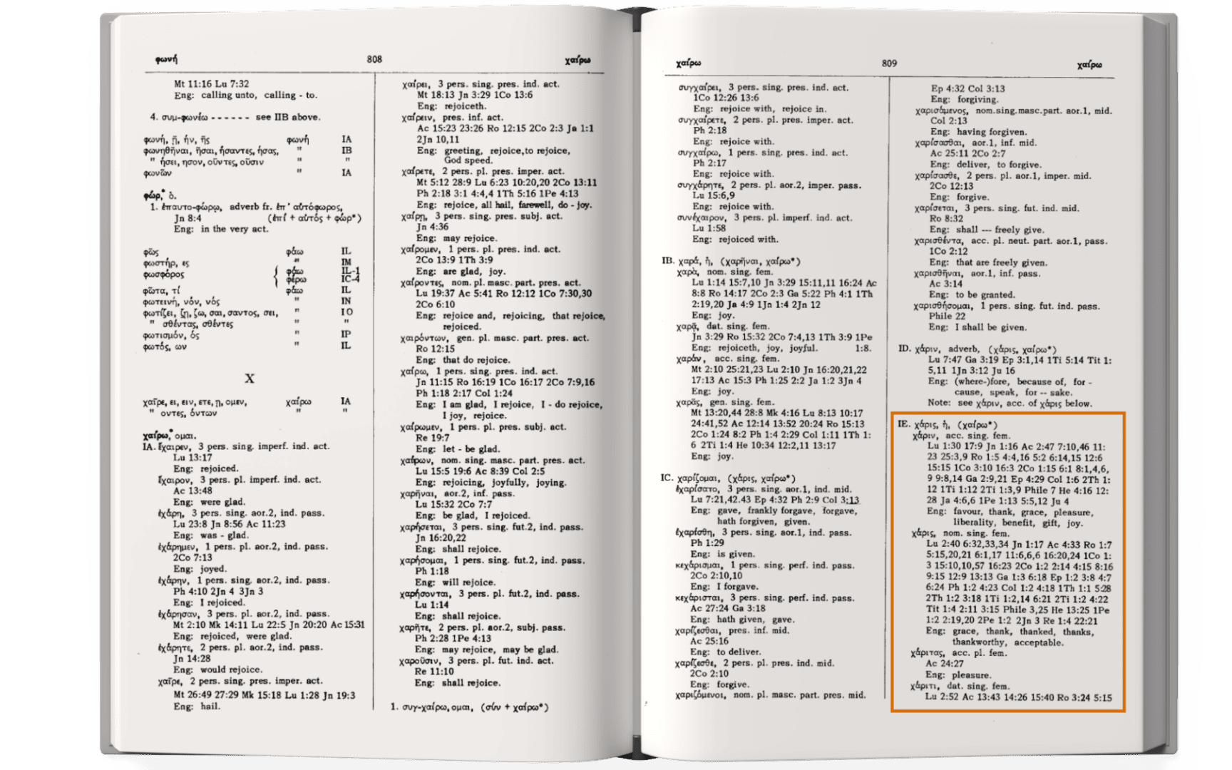 Stegenga Concordance-Grace Favor Acceptance
